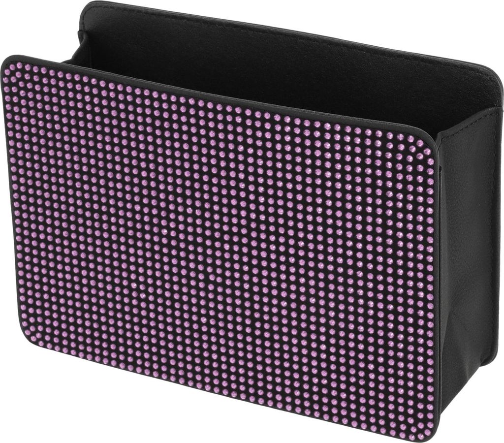 Auto-Mülltonne Tragbare Rücksitz-Mülltonne Pink 1 Stk 7,9" Länge 2,8" Breite 5,5" Höhe Kunstleder