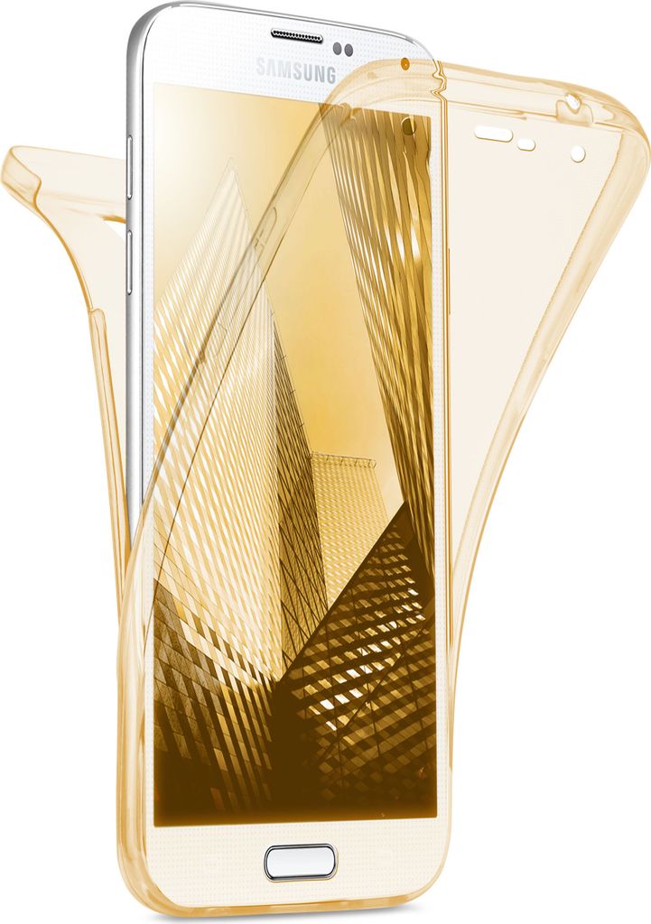DOUBLE-Case für Samsung Galaxy S5 / S5 Neo, Farbe:Gold