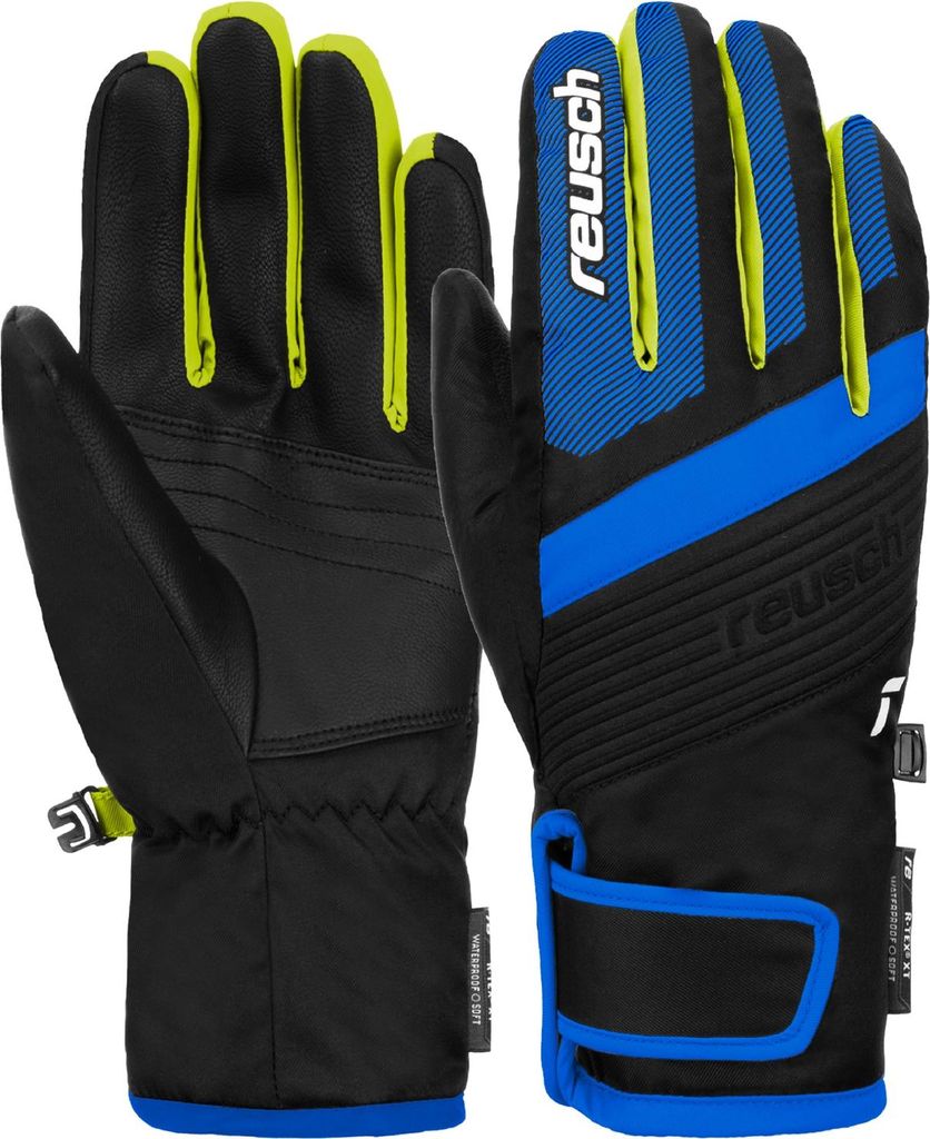 Reusch Fingerhandschuhe Duke R-TEX XT Junior in sportlichem Design 7002 blck/bril blu/safety yell 4