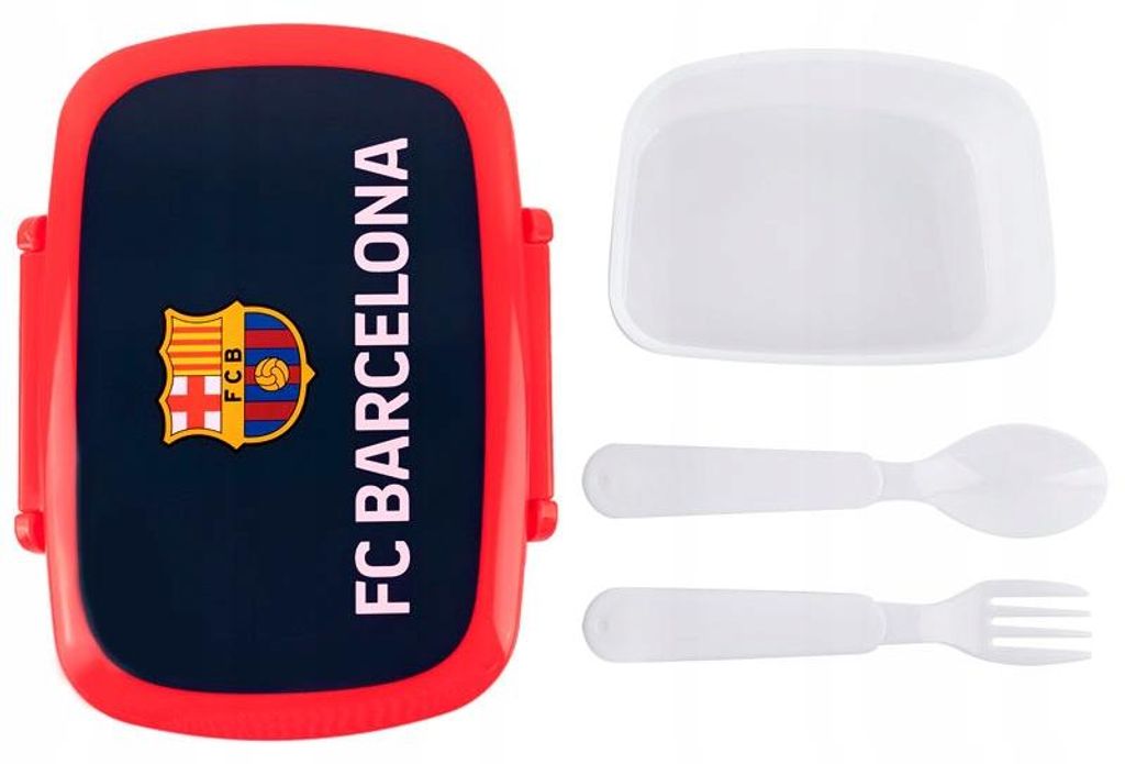 Lunchbox na raňajky s príborom 750 ml FC BARCELONA KITE Obrázok produktu 