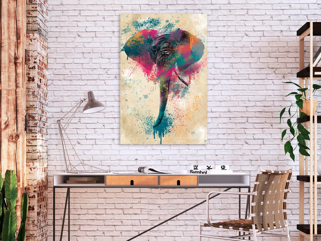 Youihom 3 Poster Personalizzato Quadro Nome Bambino Stampe Animali Giungla Elefante Leone Camera Decorazione da Parete Regalo 30 x 40 cm senza Cornice