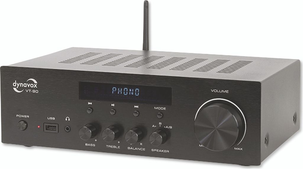 DYNAVOX Kompakt-Verstärker VT-90, schwarz Produktbild 