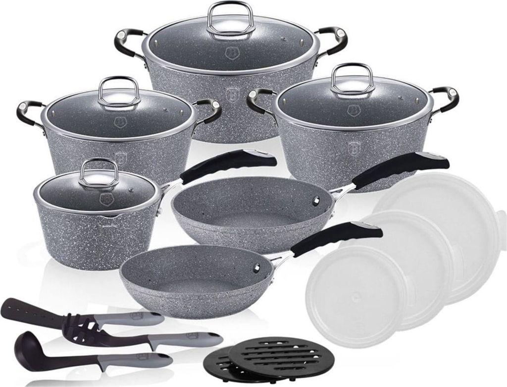 Berlinger Haus Granittöpfe 18 Elemente BH6196 Produktbild 