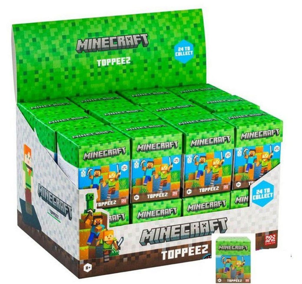 Minecraft-Figur, 3D-Toppeez, Mix verschiedener Arten, 24 Produktbild 