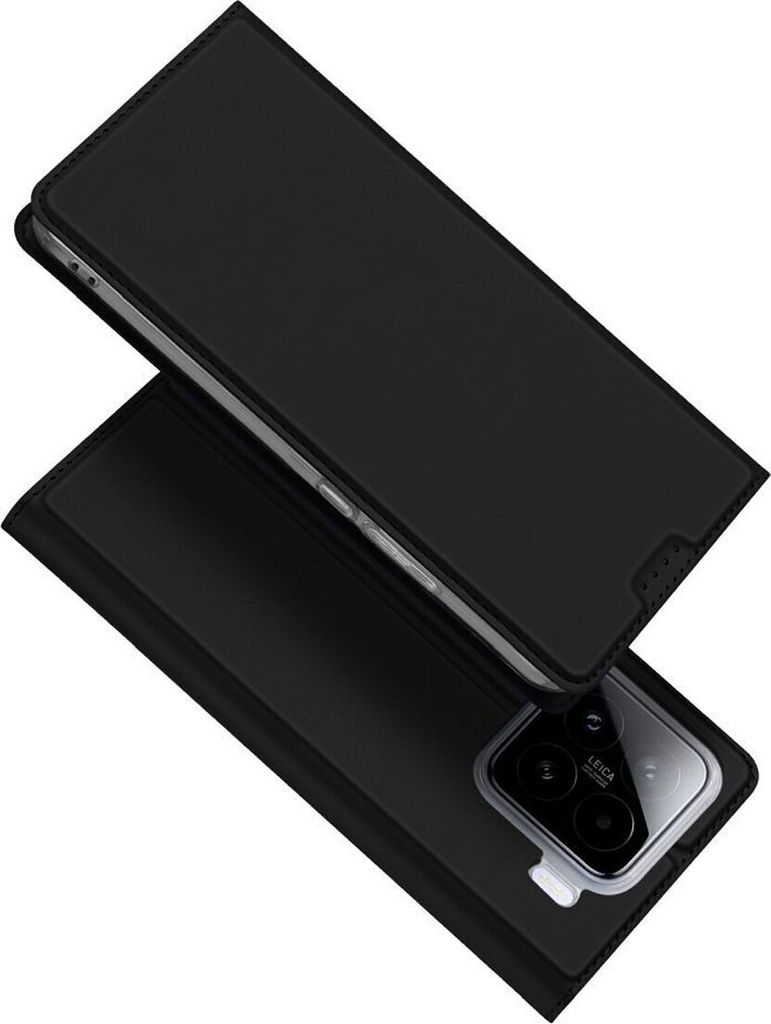 Dux Ducis Handyhülle Buchtasche kompatibel mit Xiaomi 15 Pro Schwarz
