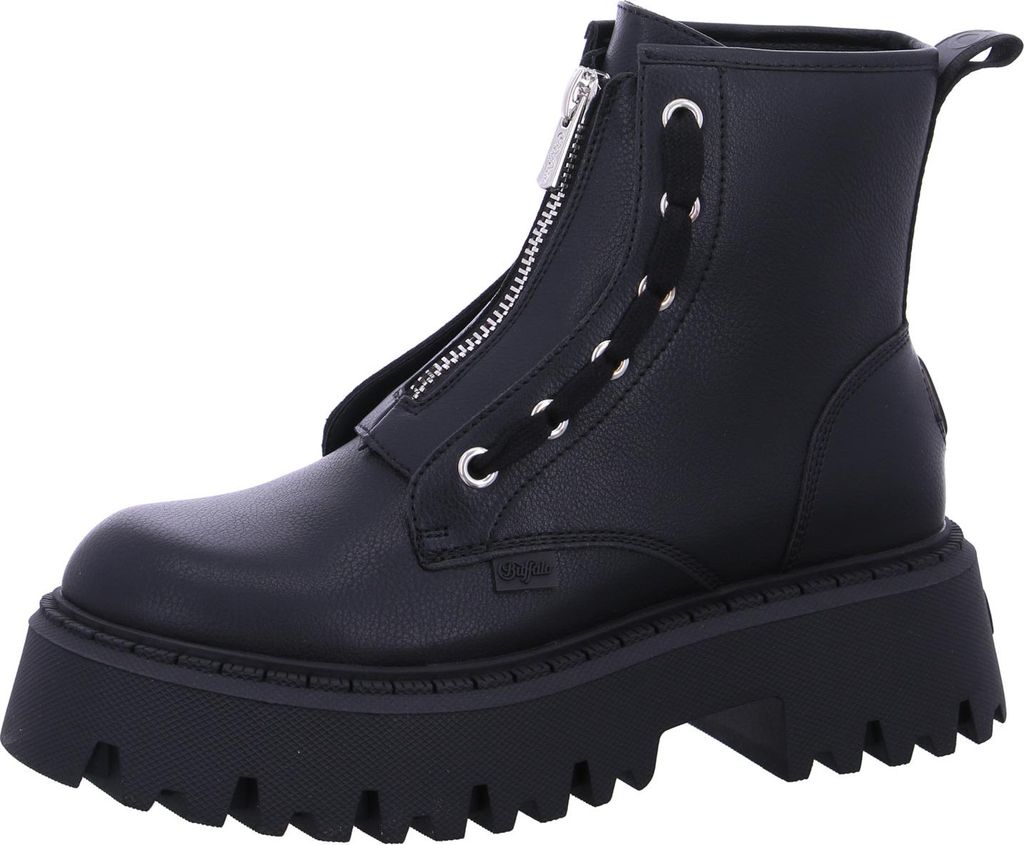 Buffalo Aspen Front Zip Stiefel Schwarz Produktbild 