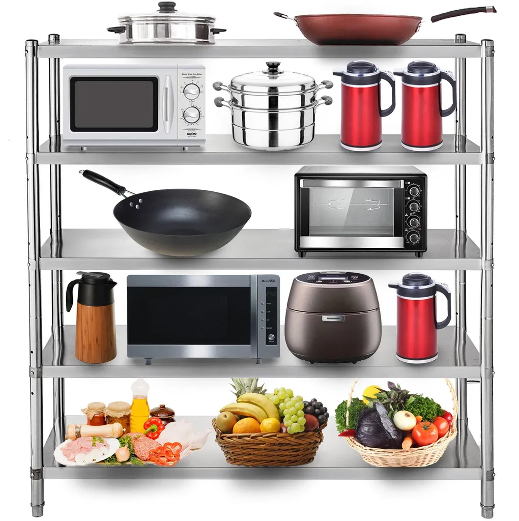 Rayonnage robuste avec tablettes réglables 45x17in acier haute densité