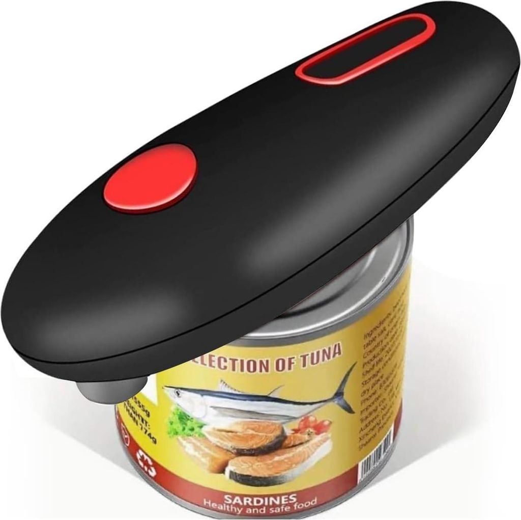 One-Touch ouvre-boîte électrique aluminium Ouvre-boîte noir Image du produit 