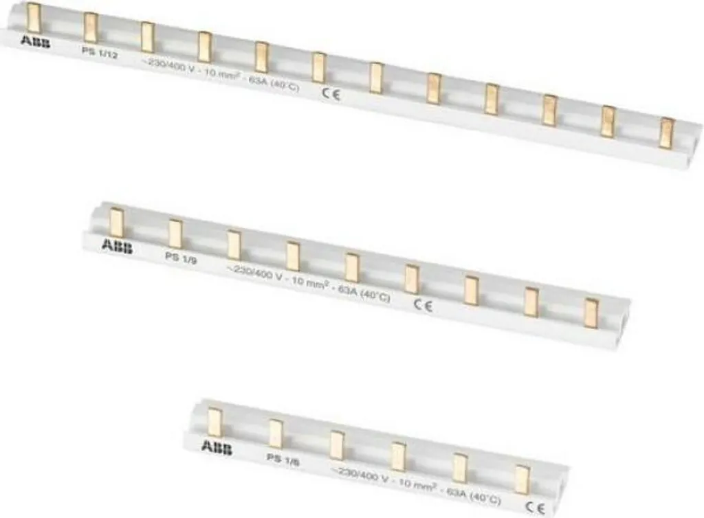 Peigne de neutre 16mm2 pour câblage rapide de coffret ABB 57 mod