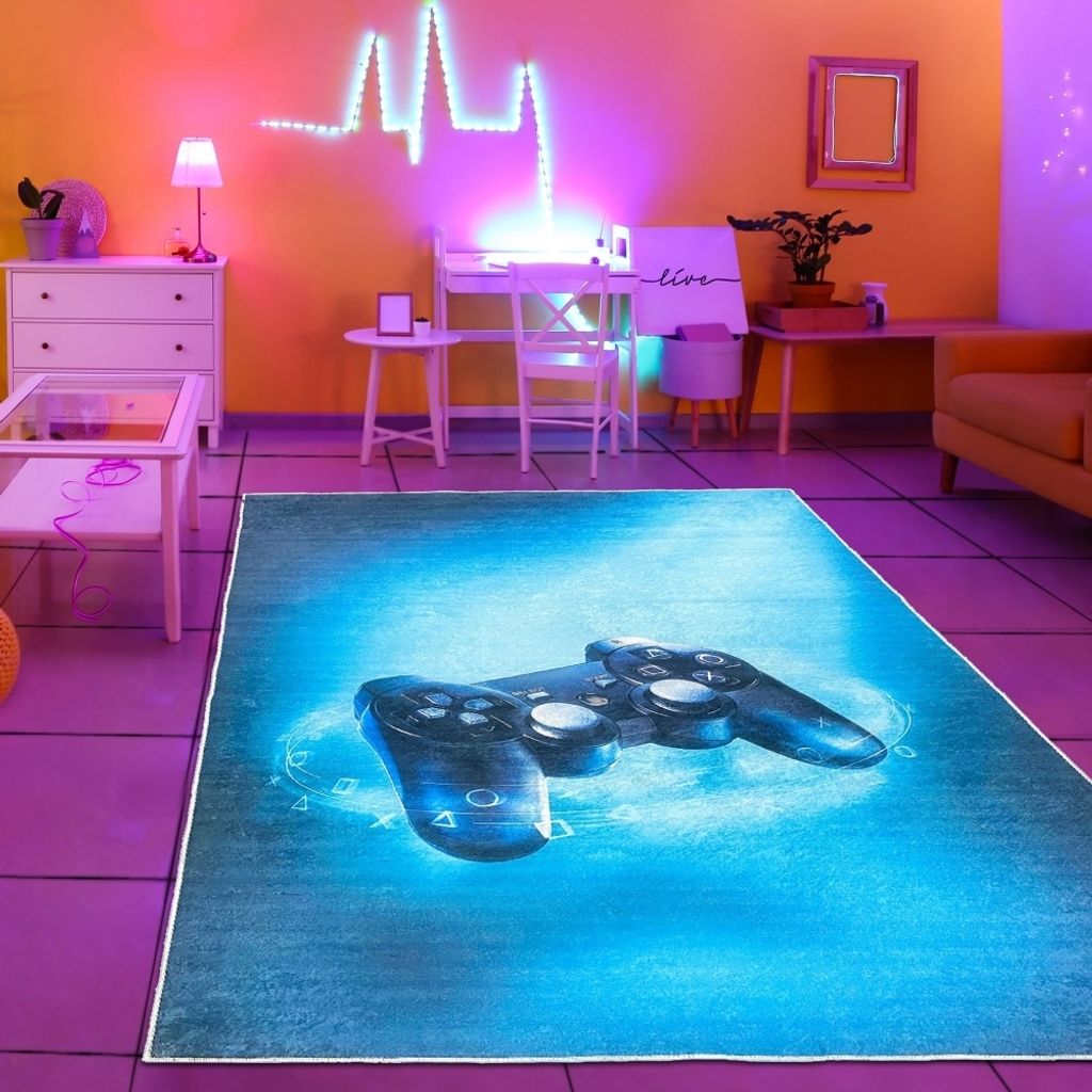 Herní koberec s joystickem - velikost 100 x 150 cm Obrázek produktu 