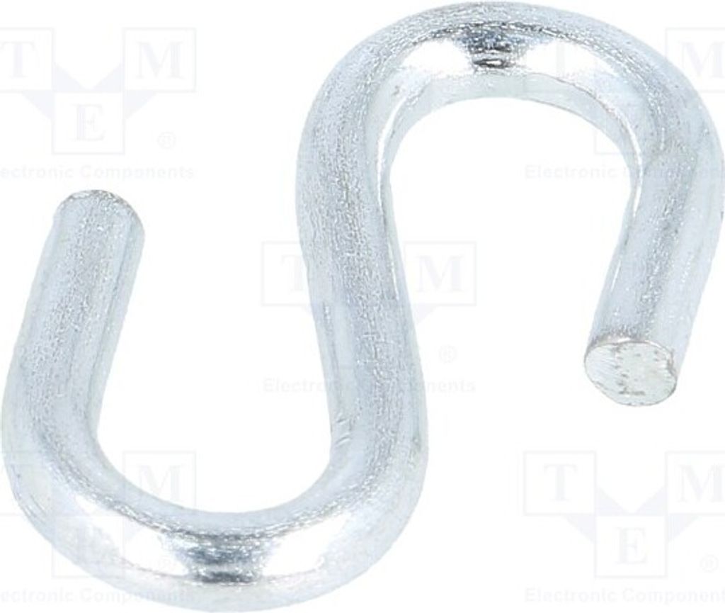 20x S-Haken Zink 3mm OUS.3 Seil-Ausrüstung