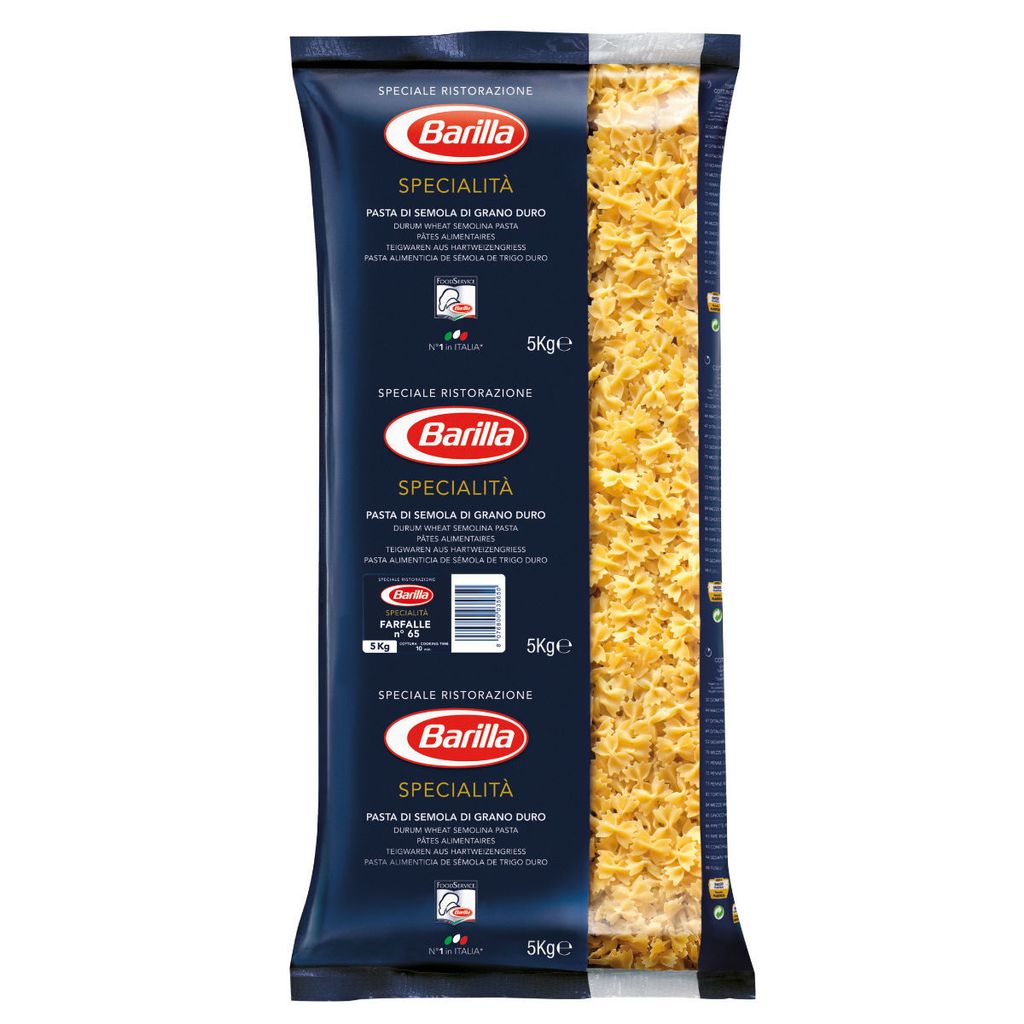 Barilla 622207003 Barilla Classica Farfalle 5,0 kg Obrázok produktu 