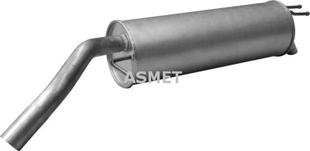 Silencieux arrière ASMET 16061 pour Stilo OE 46805965 Qualité Acier