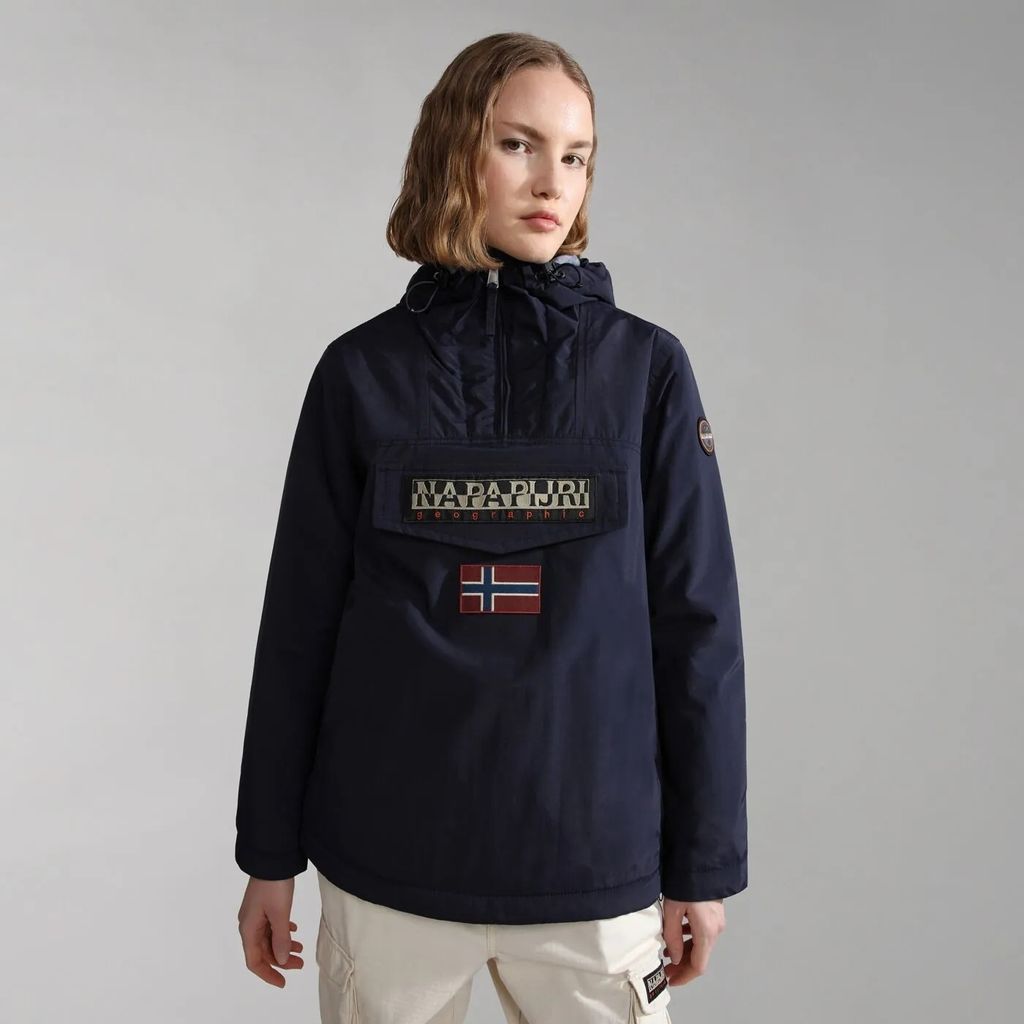 Blaue Rainforest Wint 5-M-Jacke für Damen Produktbild 