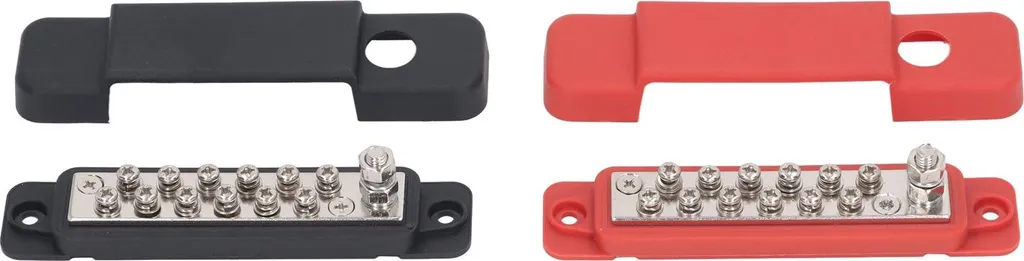 Bloc de Distribution 12 Voies M8 Idéal pour Camping-Car et Bateau 150A