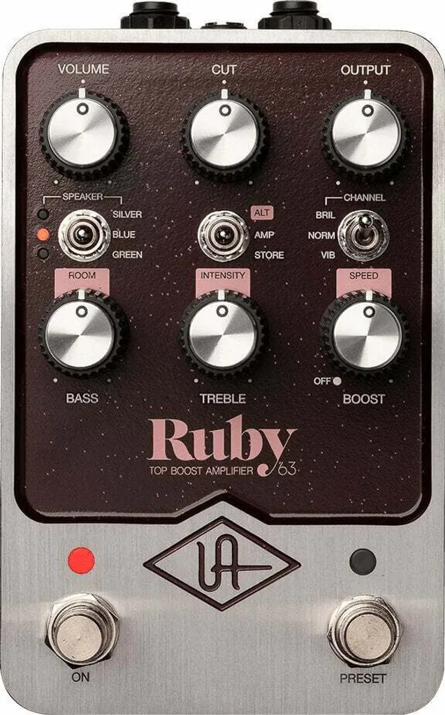 UAFX Ruby '63 Ampli Guitare pour Enregistrement Studio et Scène Direct