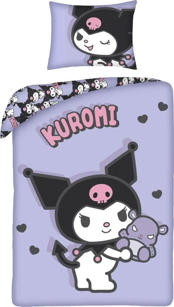Sanrio Bettwäsche Kuromi Ver. 1 140 x 200 cm / 70 x 90 cm