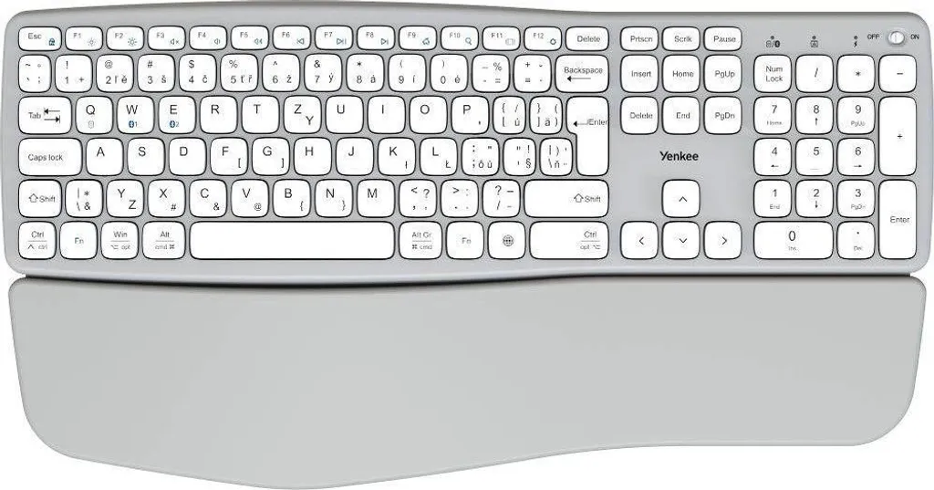 Clavier Yenkee YKB 2100 CSGY WL Swift sans fil layout FR AZERTY gris