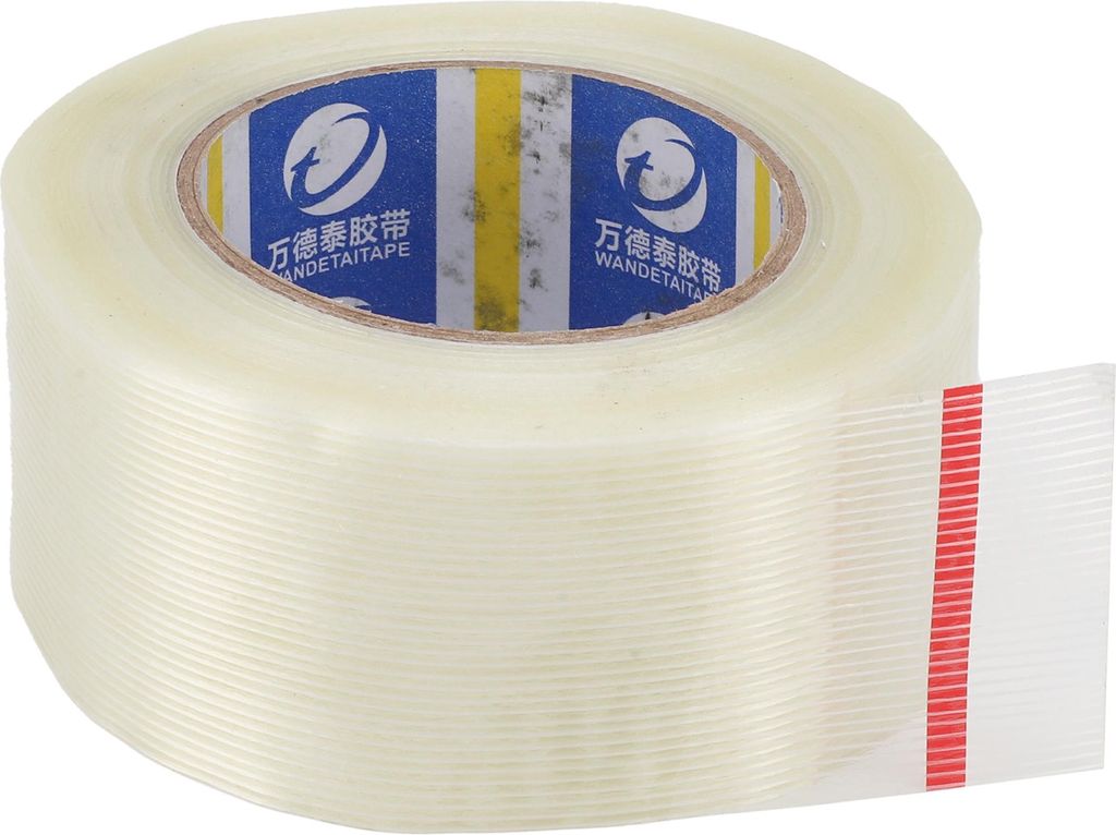 2.17" x 164.04ft Klarer fiberglas--Wetterstreifen-Reparaturklebeband-Klebestreifen-Dichtungsstreifen-Klebeband - Packung mit 1