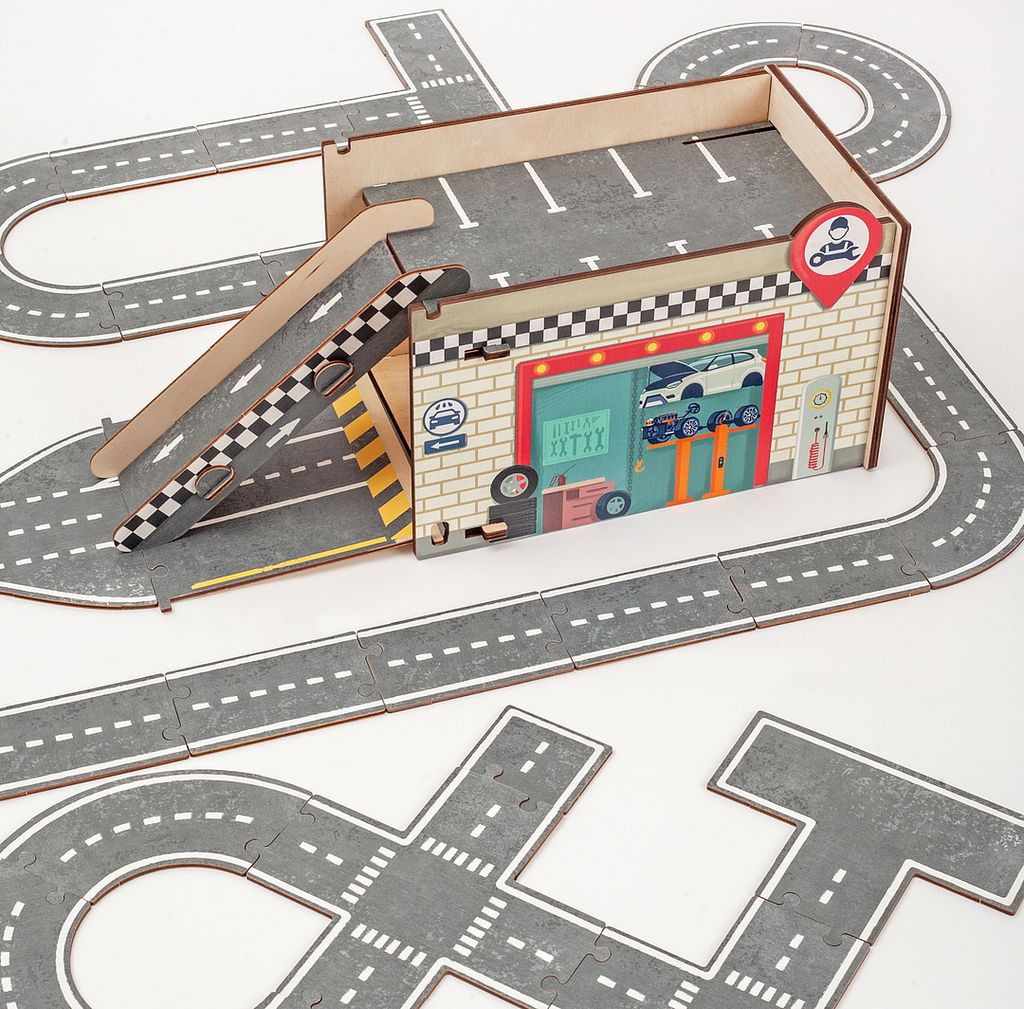 Vemkel Puzzle Straße und Garage