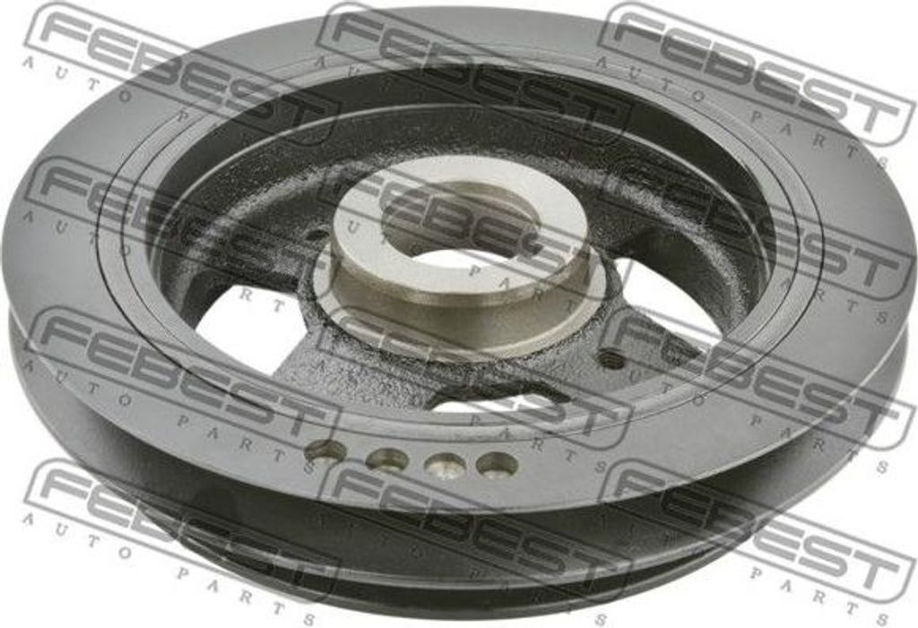 FEBEST NDS-YD22DD Riemenscheibe, Kurbelwelle OE 12303AD200 kompatibel mit Almera, X-Trail