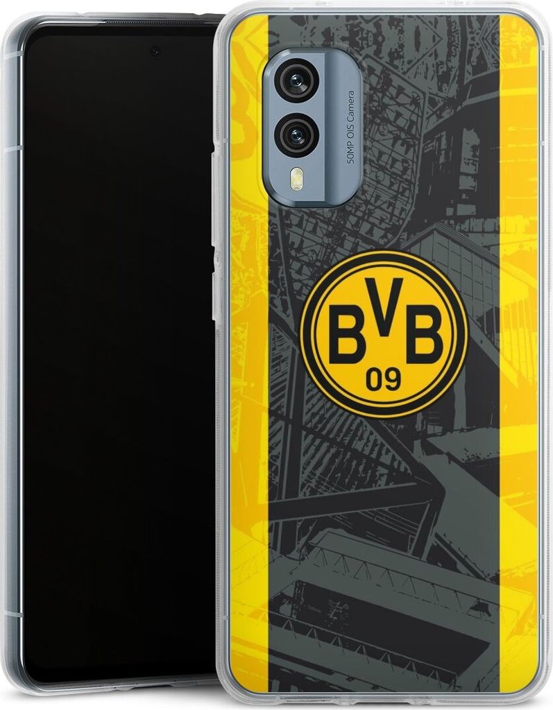 DeinDesign Handyhülle für Nokia X30 Silikon Hülle Case Smartphone Schutzhülle BVB Borussia Dortmund Stadion