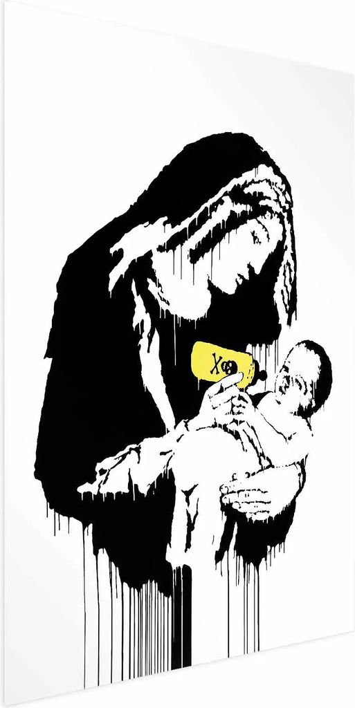 Posterpapier Poster - Breastfeeding Mother 29.7x42 cm Streetart h-C-0093-ao-a