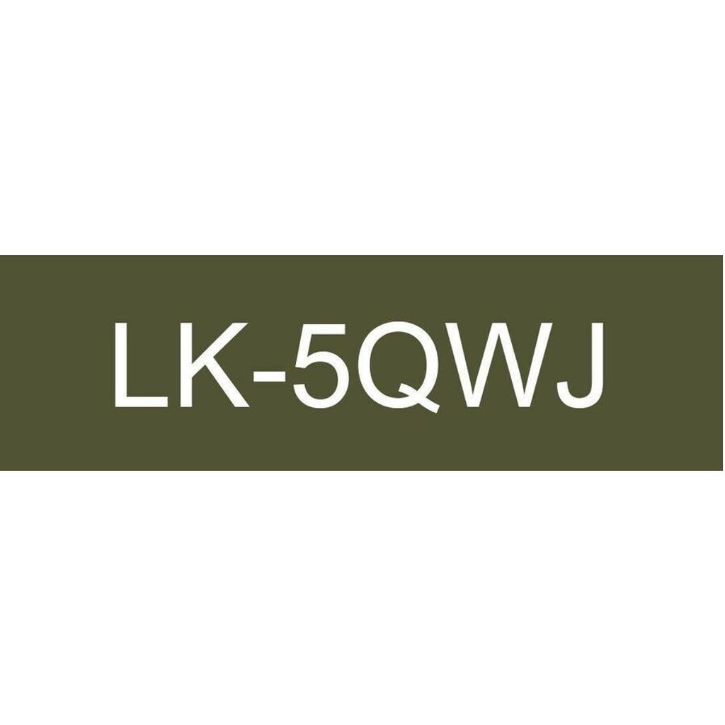 Epson LabelWorks LK-5QWJ - Weiß auf Matt-Khaki - Rolle (1,8 Produktbild 