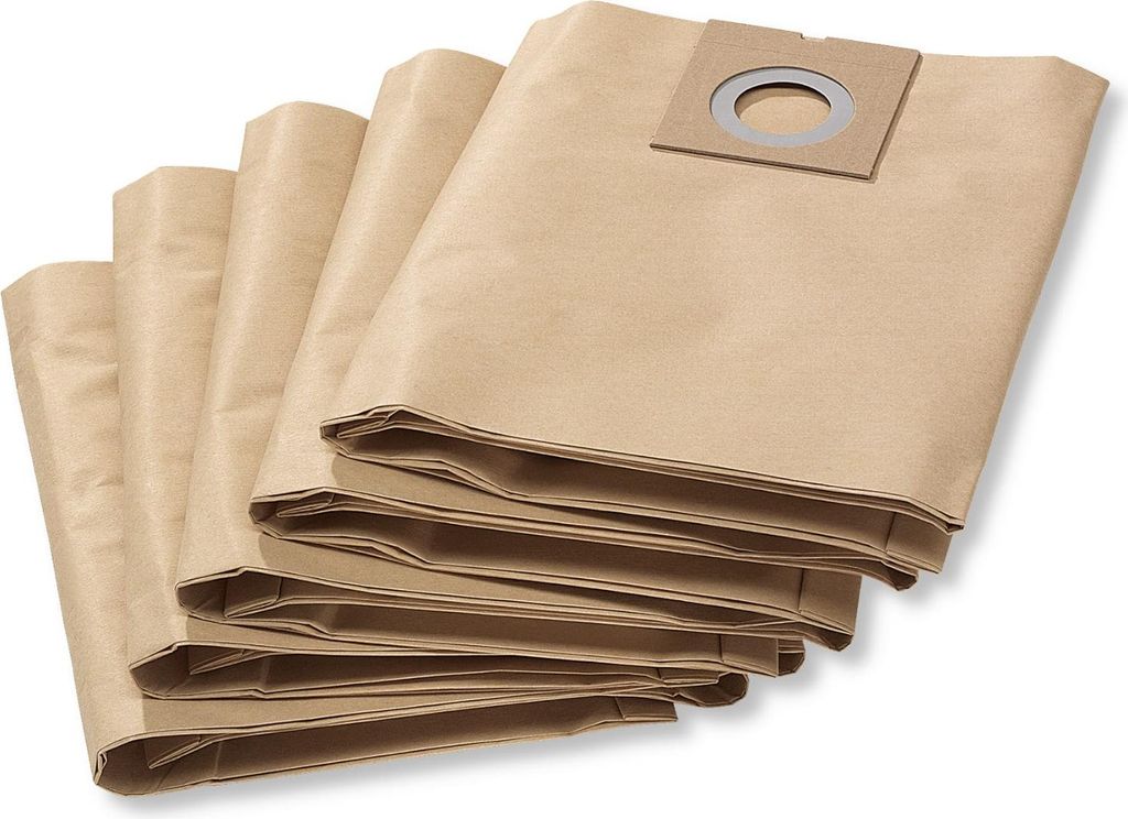 5 Original Kärcher Papier-Staubsaugerbeutel für NT 27/1 Advanced Professional