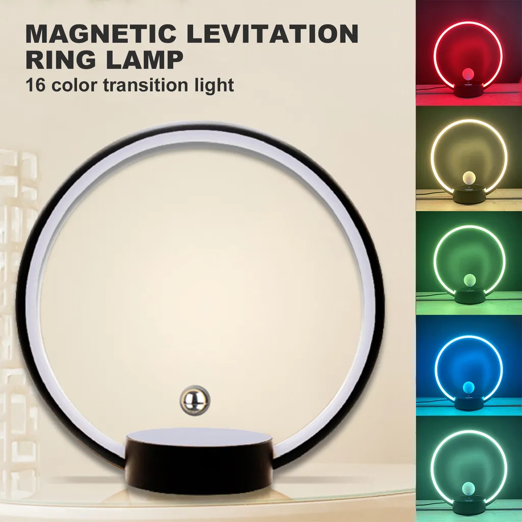 Lampe magnétique à intensité variable tactile pour déco bureau et chambre - 3