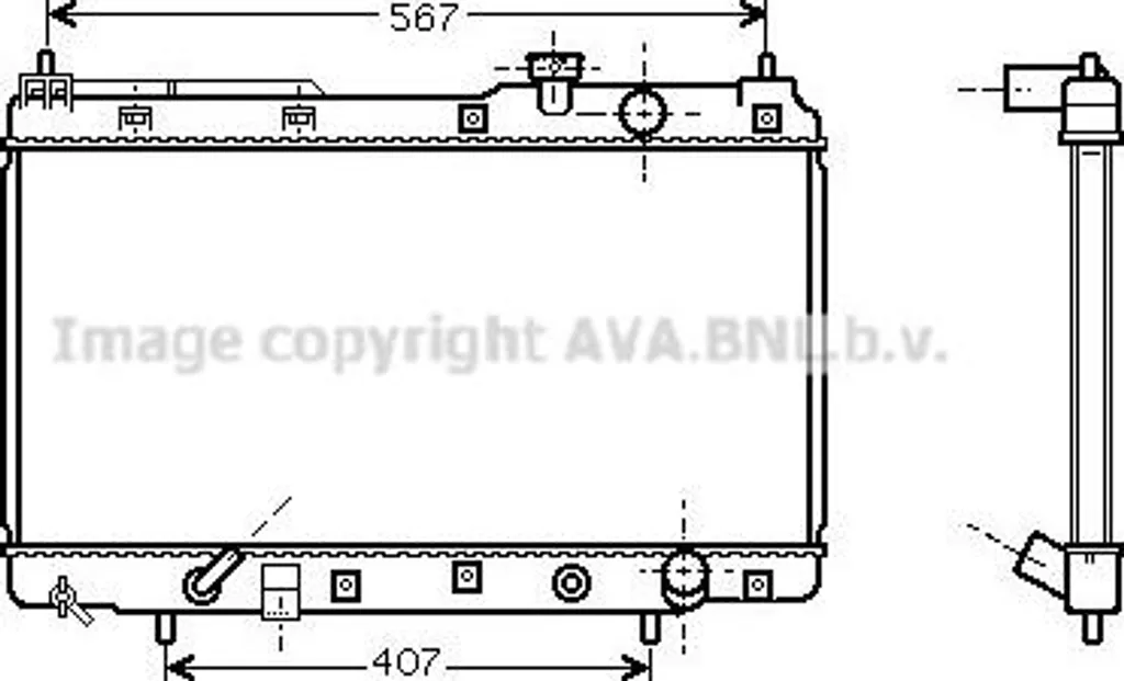 Radiateur de Remplacement CR-V 19010P3F901 - Idéal pour Maintenance