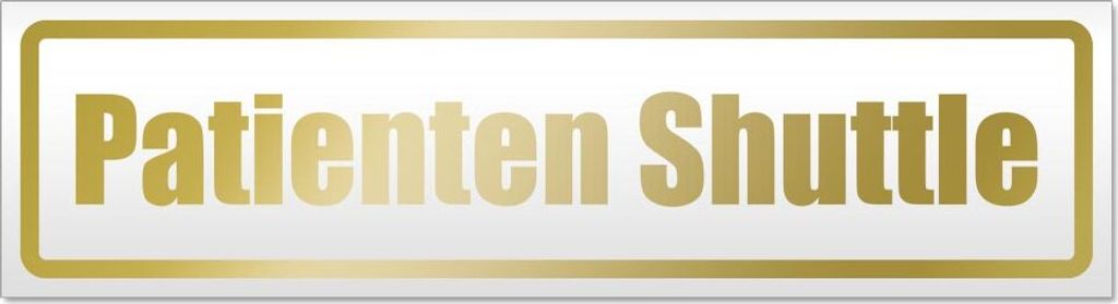 Patienten Shuttle Magnetschild Schild magnetisch