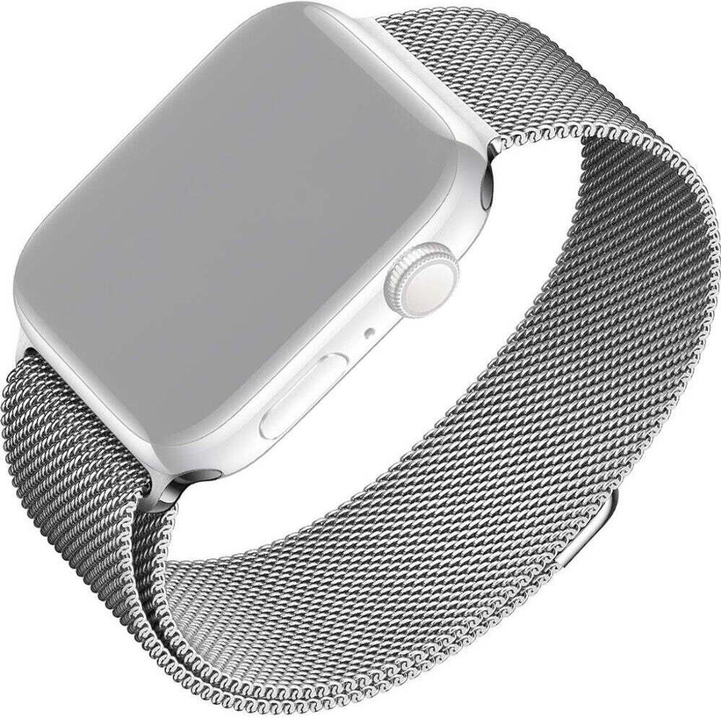 FIXED Fixed | Mesh Strap for Apple Watch 42/44/45/46/49mm | Silver