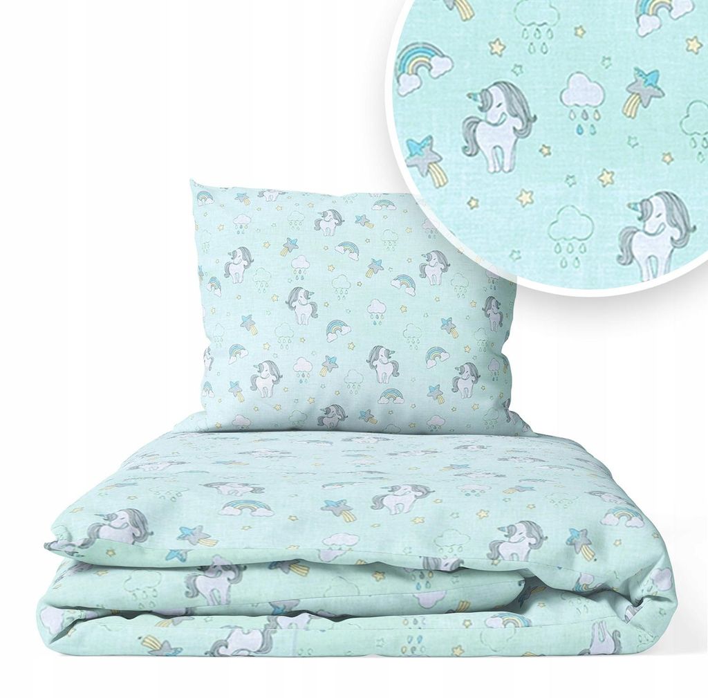 Kinderbettwäsche 90x120 Baumwolle Baby Bettwäsche Set 90x120 + 40x60 Kissenbezug Jungen & Mädchen Kleinkind Bettbezug