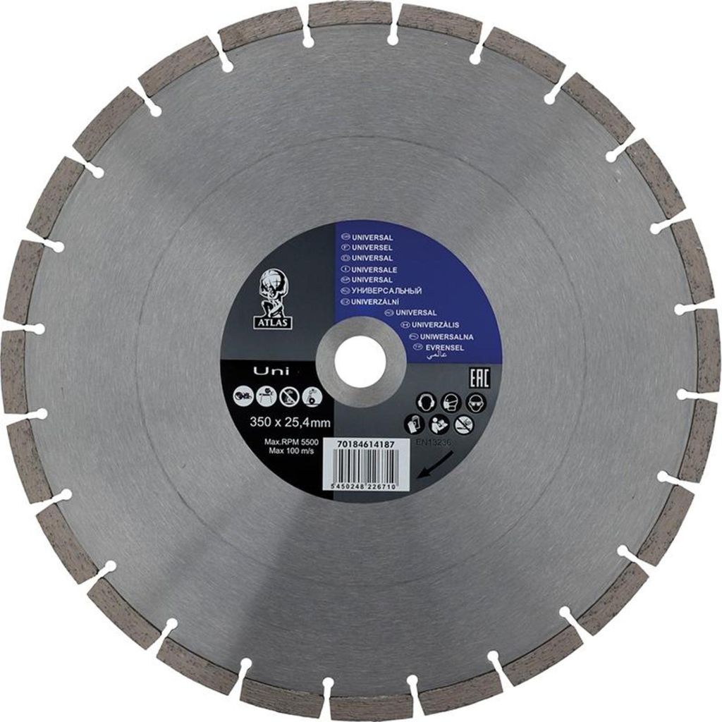 Norton Clipper Diamantblatt für TS Atlas Uni, 350 mm Produktbild 