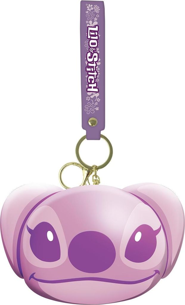 Lilo & Stitch - Schlüsselanhänger, PVC, Engel PM13307 (Einheitsgröße) (Pink/Violett)