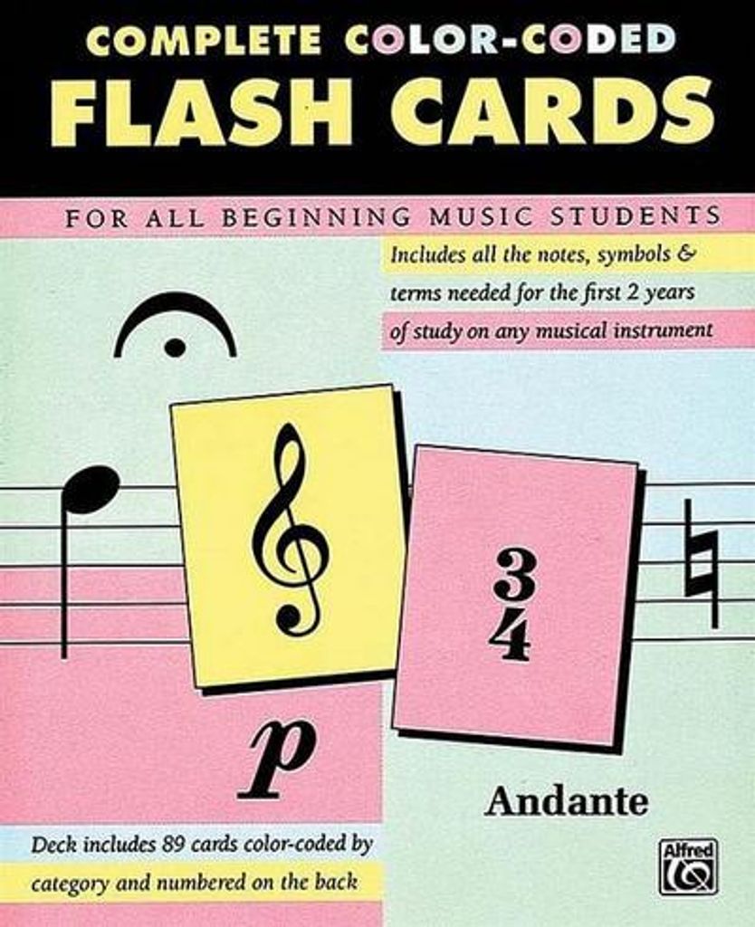Complete Color-Coded Flash Cards Imagen del producto 