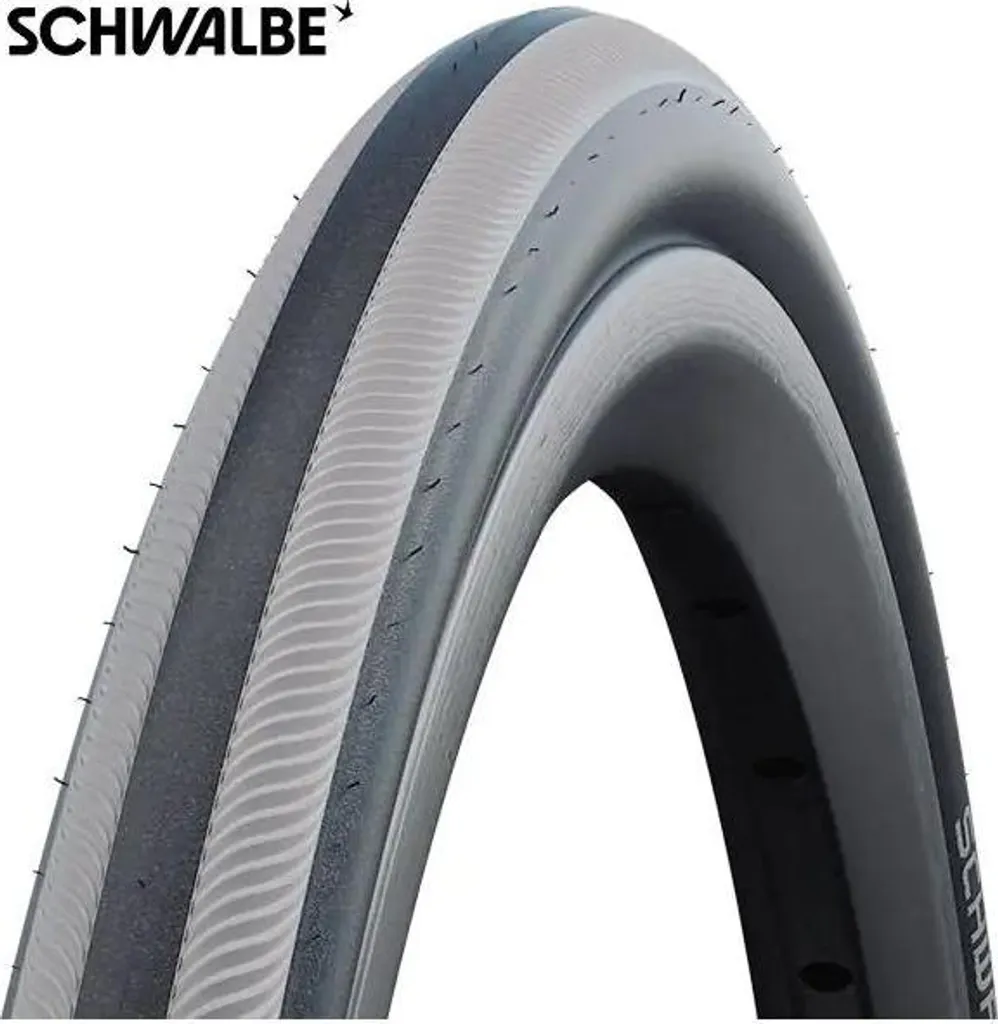 Pneu de fauteuil roulant Schwalbe 25-489 bandage droit bicolore 22 pouces