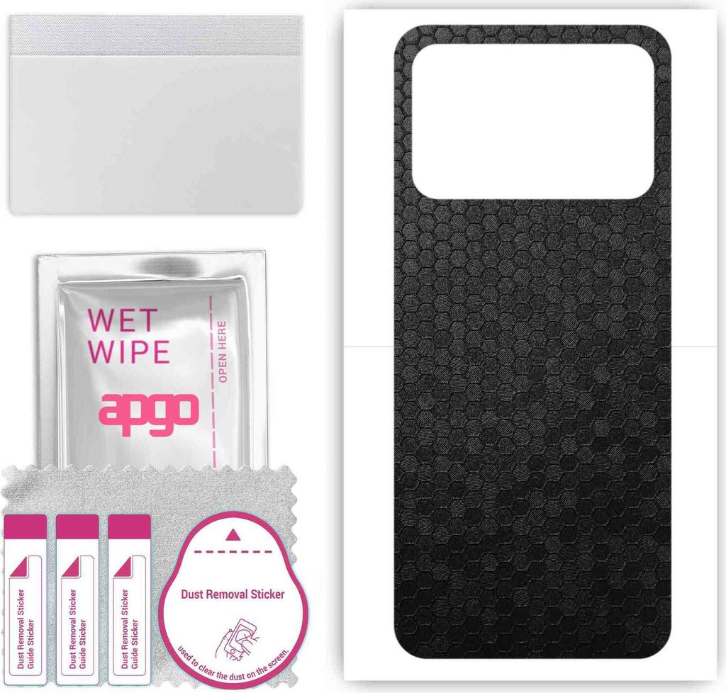 apgo Rückseite Schutzfolie, Skin, kompatibel mit Poco C55, Produktbild 