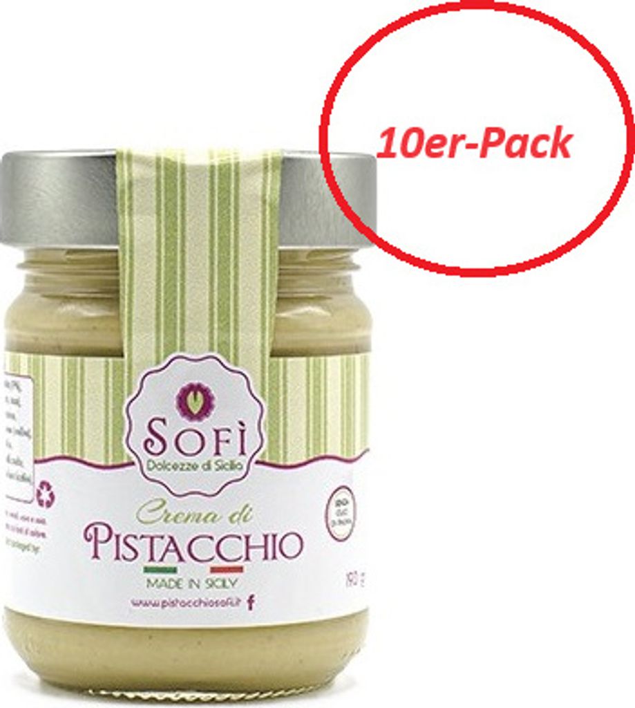 Pistaziencreme 45%, 190g - 10er-Pack Produktbild 1