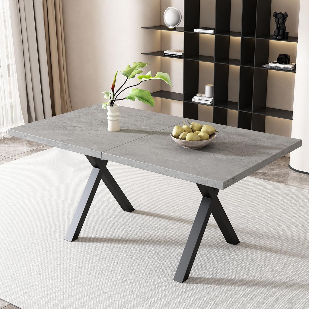 Prostokątny stół jadalny 140 x 80 cm dla 4–6 osób, stół Zdjęcie produktu 