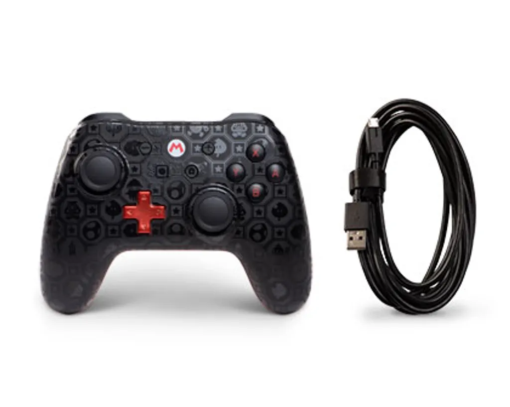 Manette Gamer PowerA Mario Shadow Noir pour Console Nintendo Switch - 6