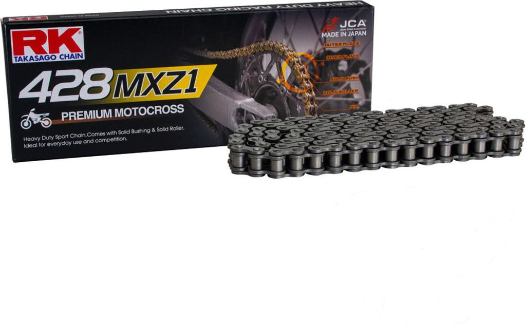 Übertragungskette RK Standard 428MXZ1/118 mit Clip-Gelenk Produktbild 