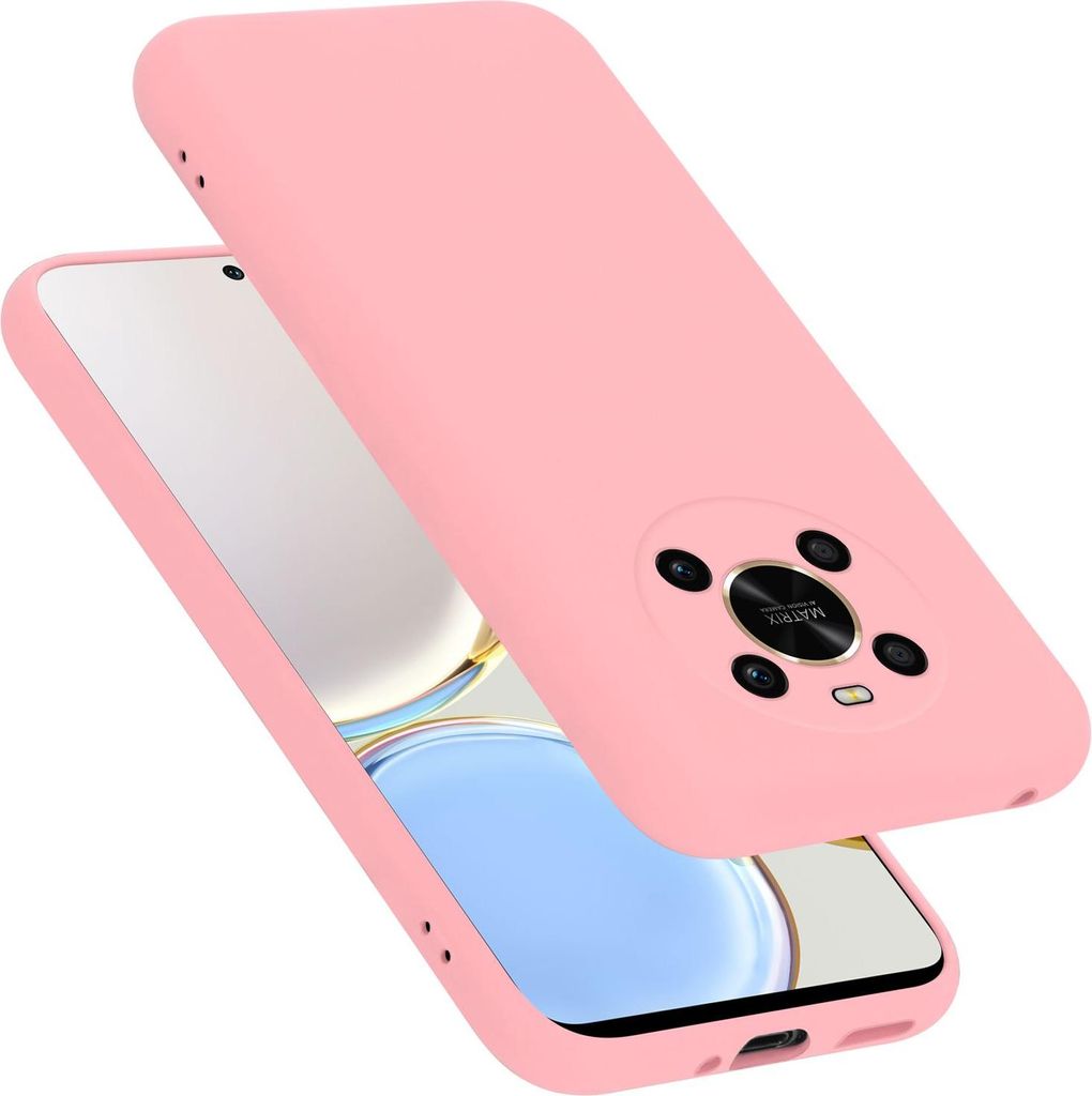 Cadorabo Hülle für Honor MAGIC 4 LITE Hülle Silikon Handyhülle Case aus flüssigem Silikon, Kratzfeste und stoßfeste Schutzhülle für Honor M...
