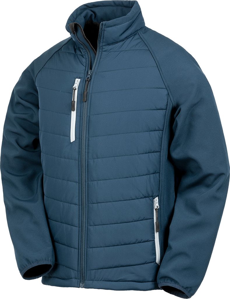 Result - "Compass" Softshelljacke für Damen BC4785 (3XL) (Marineblau/Grau)