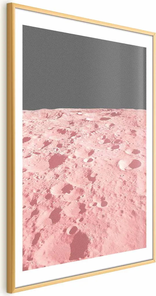 Offerta Poster Luna Rosa 40x60 + Cornice Oro - Miglior Prezzo