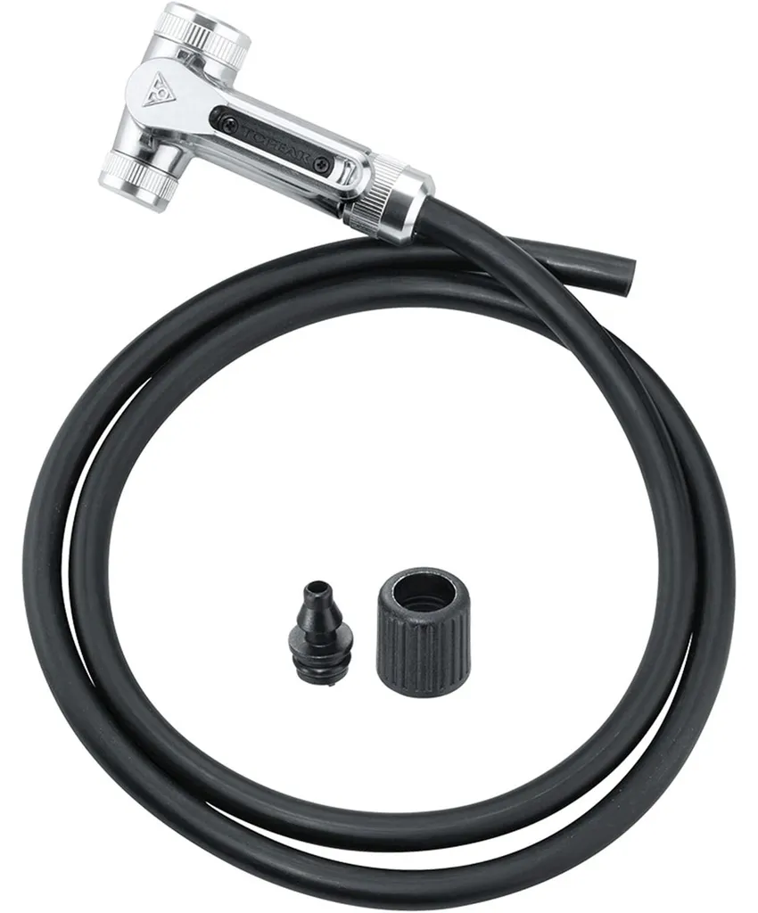 Twinhead DX1 Topeak avec tube flexible haute pression multi-valves