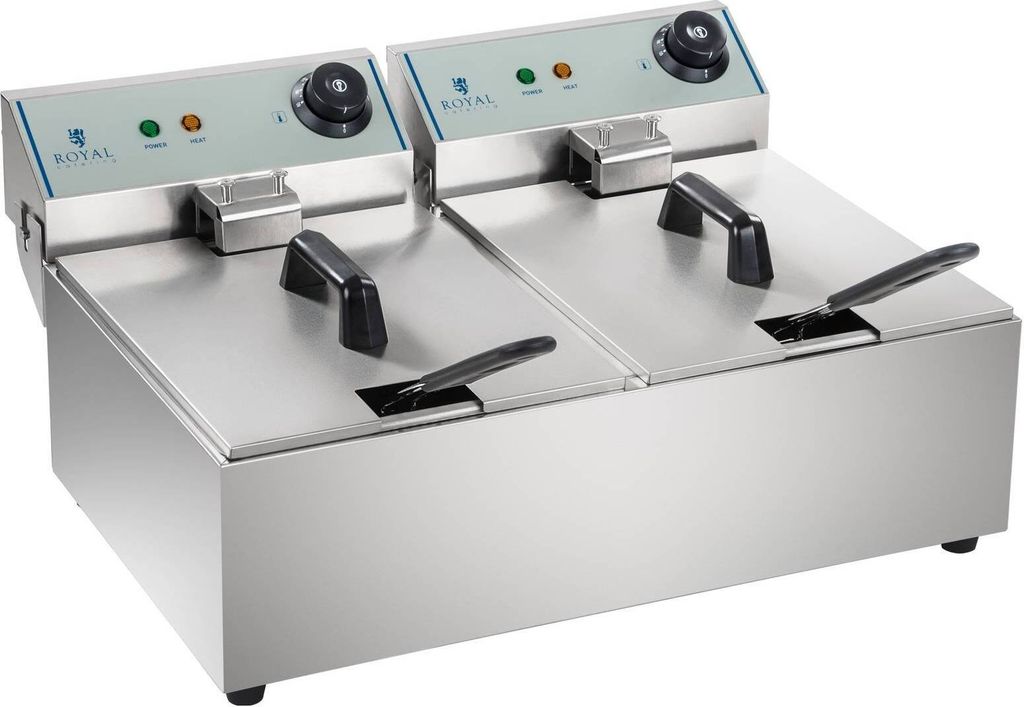 Expondo Royal Catering Friggitrice elettrica doppia - 2 x Immagine del prodotto 