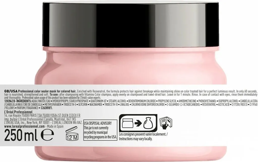 Shampoo Professionale L'Oreal Vitamino Color 500ml - Promo Risparmio - 5