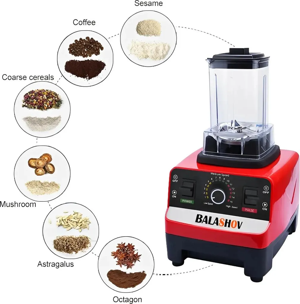 Blender professionnel haute performance 2,5L 2000W pour smoothies - 2